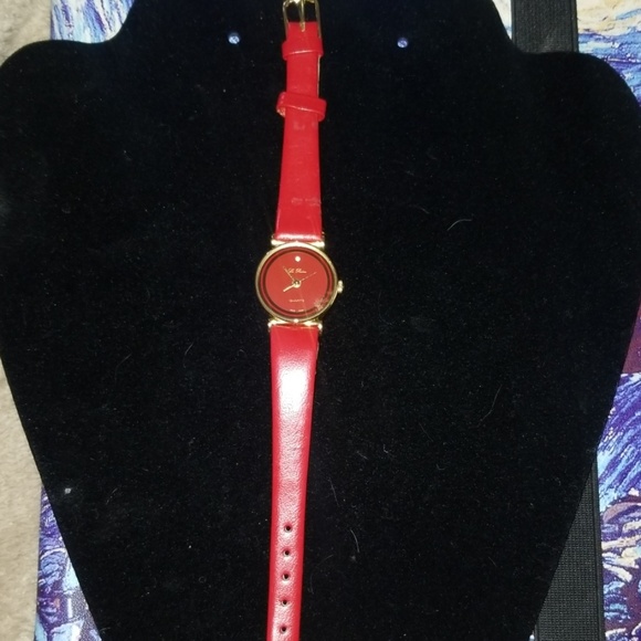 Women's La Reina Watch with Red Leather Band - Picture 3 of 8